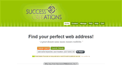 Desktop Screenshot of domains.successcreeations.com